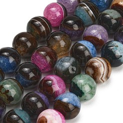 Chapelets de perles d'agate naturelle&nbsp;GG-L001-L02-03C
