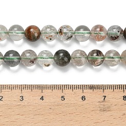 Natürlichen grünen lodolite Quarzperlen Stränge&nbsp;G-L642-B06-8mm