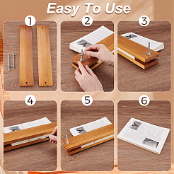 Herramienta de encuadernación rectangular&nbsp;TOOL-WH0052-13-C02
