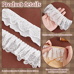 2 Stil Polyester & Chinlon Blumenband&nbsp;OCOR-PH0004-59