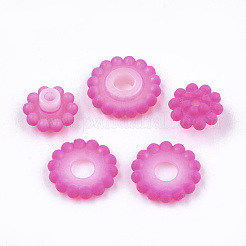 Perles acryliques de style caoutchouté&nbsp;LS-MACR-T022-02I
