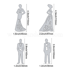 Hochzeit Kohlenstoffstahl Schneidwerkzeuge Schablonen&nbsp;DIY-DM0001-39