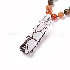 Yoga Chakra Schmuck&nbsp;NJEW-L163-B07