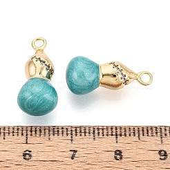 Messing micro pave klare zirkonia anhänger&nbsp;KK-N287-16G-02