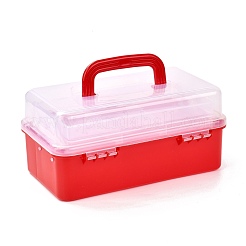 Caja de almacenamiento de plástico pp portátil rectangular&nbsp;CON-D007-01D