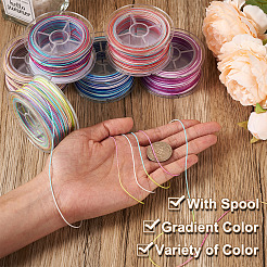 6 rouleau de fil polyester teint en segments de 6 couleurs&nbsp;OCOR-EL0001-01A