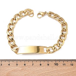 ID-Armbänder aus Edelstahl 304&nbsp;BJEW-Z178-13G-02
