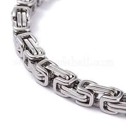 Anlaufgeschützte 304 Edelstahl-Kettenarmbänder&nbsp;BJEW-I295-02B-P
