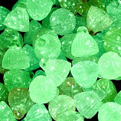 Undurchsichtige leuchtende Glitzerpulver-Acrylanhänger&nbsp;OACR-G052-12A