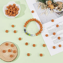 70 Stück ungefärbte natürliche Rudraksha-Perlen&nbsp;WOOD-DC0001-27