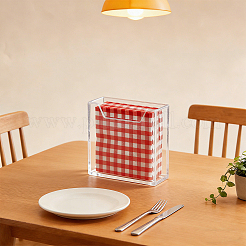 Soportes acrílicos de pared para toallas desechables para el baño&nbsp;CON-WH0089-226