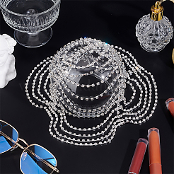 Stirnbänder aus legiertem Strass-Mesh&nbsp;OHAR-WH0021-50
