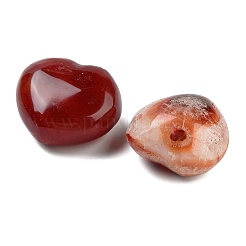 Agate rouge naturelle coeur amour pierres de guérison&nbsp;LS-G-G125-01B