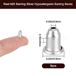 10 Paar 925 Sterling Silber Ohrmuttern&nbsp;STER-BBC0007-59