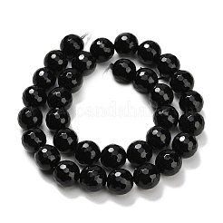 Brins de perles d'onyx noir naturel&nbsp;G-C280-B01-12mm