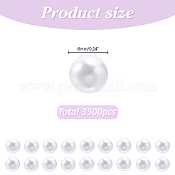 Perle di perle imitazione plastica abs&nbsp;KY-AR0001-44A