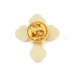 Orthodoxe Kreuz-Emaille-Anstecknadeln&nbsp;JEWB-L027-03G-01