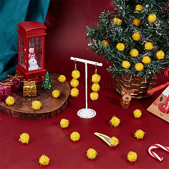 120 stücke handgemachte diy puppe handwerk pom pom garn pom pom balls&nbsp;AJEW-SC0003-15D-02