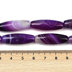 Natürliche gestreifte Achat- / Bandagatperlenstränge&nbsp;G-S280-10B