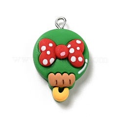 Pendentifs de noël en résine opaque&nbsp;RESI-G043-B05