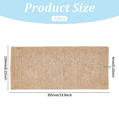 Pflanzmatte aus Jutefaser für Microgreens&nbsp;LS-DIY-WH0678-123