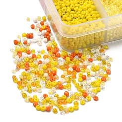 8500 Stück 10 Stil Glas Saatperlen&nbsp;SEED-YW0001-80F