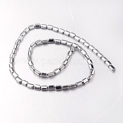 Electroplate non magnetici ematite sintetico fili di perline&nbsp;G-F300-01B-01