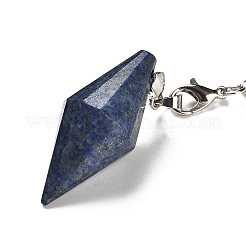Natürliches spitzes Wünschelrutenpendel aus Lapislazuli&nbsp;G-F763-05P-05