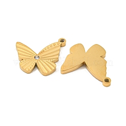 Placcatura ionica (ip) ciondoli in acciaio inossidabile 304&nbsp;STAS-S135-09G