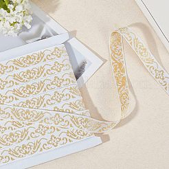 Polycotton-Bänder mit Stickerei im ethnischen Stil&nbsp;OCOR-WH0066-22B