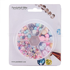 Cabochon in abs a forma di cupola in plastica imitazione perla&nbsp;SACR-PH0001-M