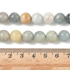 Natürliche Aquamarin Perlen Stränge&nbsp;G-D327-A01-10mm