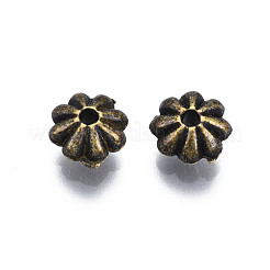Tibetischen Stil Legierung Blume Abstandsperlen&nbsp;TIBEB-0885-AB-01-FF
