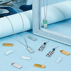 Kits para hacer colgantes rectangulares diy&nbsp;DIY-SC0033-97