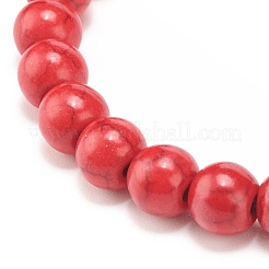 Bracelet extensible en jade blanc naturel&nbsp;BJEW-JB08295