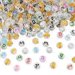 400pcs 4 Arten transparente Acrylperlen&nbsp;TACR-TA0001-64