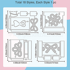 Kohlenstoffstahl Schneidwerkzeuge Schablonen&nbsp;DIY-WH0309-1864