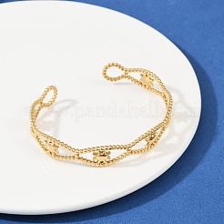 304 Edelstahl-Armreife für Damen&nbsp;BJEW-U045-05G