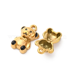 304 Edelstahl-Emaille-Anhänger&nbsp;STAS-B085-35G-01