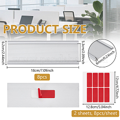 8 expositor de etiquetas de productos básicos de aleación de aluminio&nbsp;FIND-BC0019-69A-02