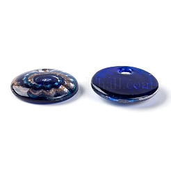 Handgefertigte Silberfolie Murano Anhänger&nbsp;FOIL-S116-1-B