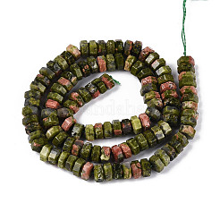 Natur Unakit Perlen Stränge&nbsp;G-N357-14A-10