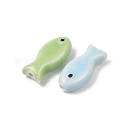 Porcellana fatti a mano perline di ceramica&nbsp;X-PORC-Z003-04C