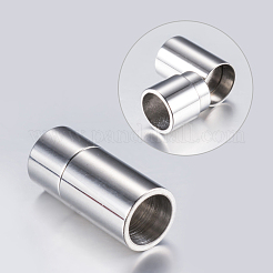 Fermoirs magnétiques en acier inoxydable 304 résistant au ternissement avec emembouts collées&nbsp;X-STAS-F132-55P-7mm