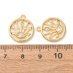 Anhänger aus Zirkonia aus Messing&nbsp;KK-A304-29F-G