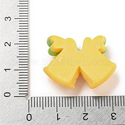 Cabochons décodés en résine opaque sur le thème de Noël&nbsp;CRES-B022-05E