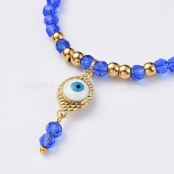 Perle di vetro si estendono braccialetti&nbsp;BJEW-JB04760