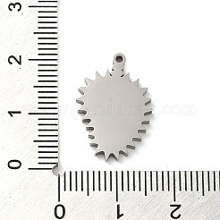 Pendentifs en acier inoxydable 304 anti-ternissement&nbsp;STAS-D018-02P