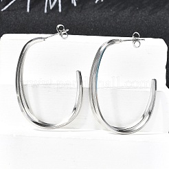 Orecchini a bottone in acciaio inossidabile 304&nbsp;EJEW-F361-22P