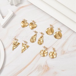 5 Paar Ohrstecker-Set für Damen&nbsp;EJEW-JE05090-02